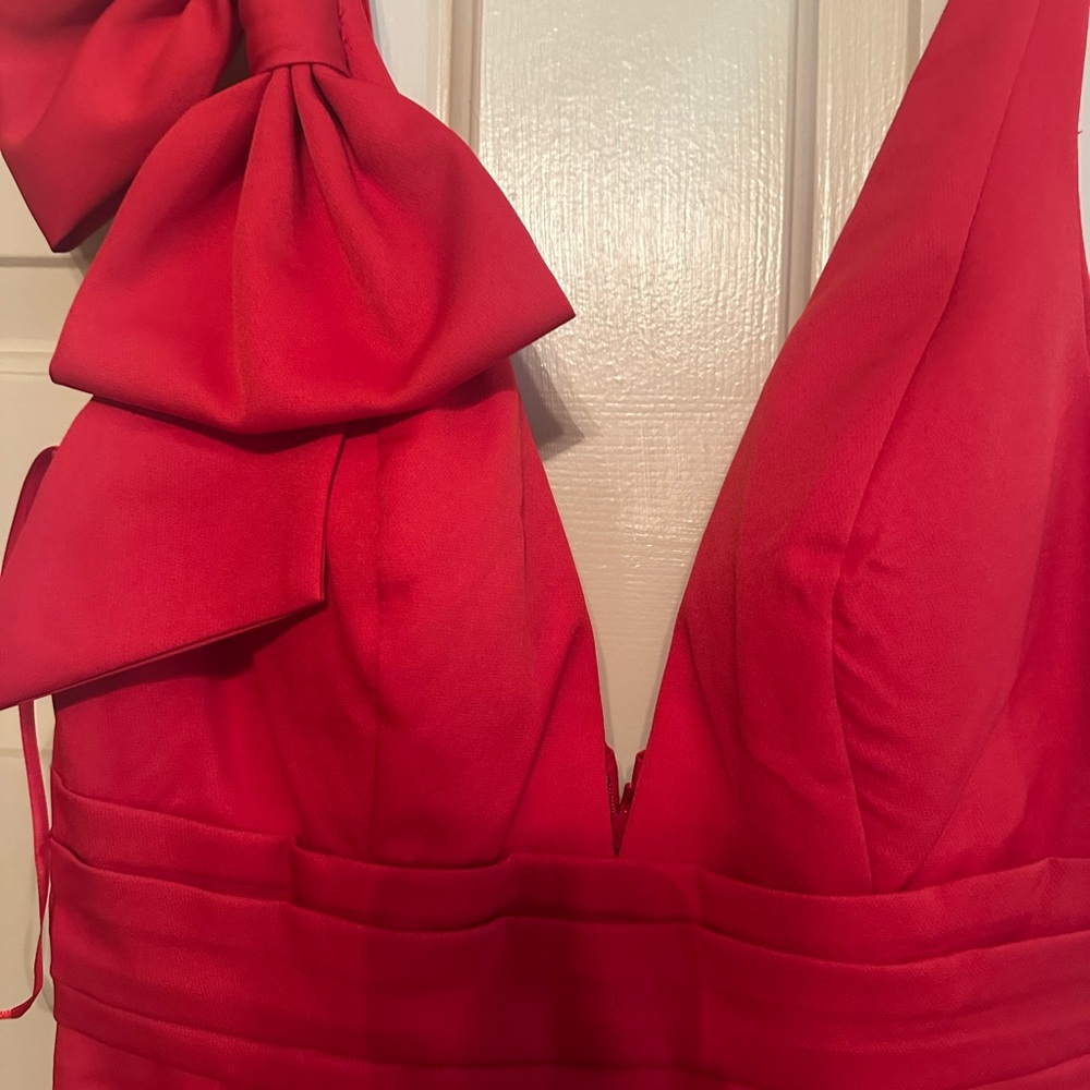 Mac Duggal Vibrant Red Dress